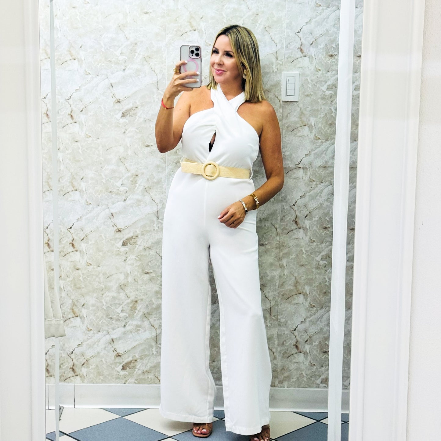 White Jumpsuit