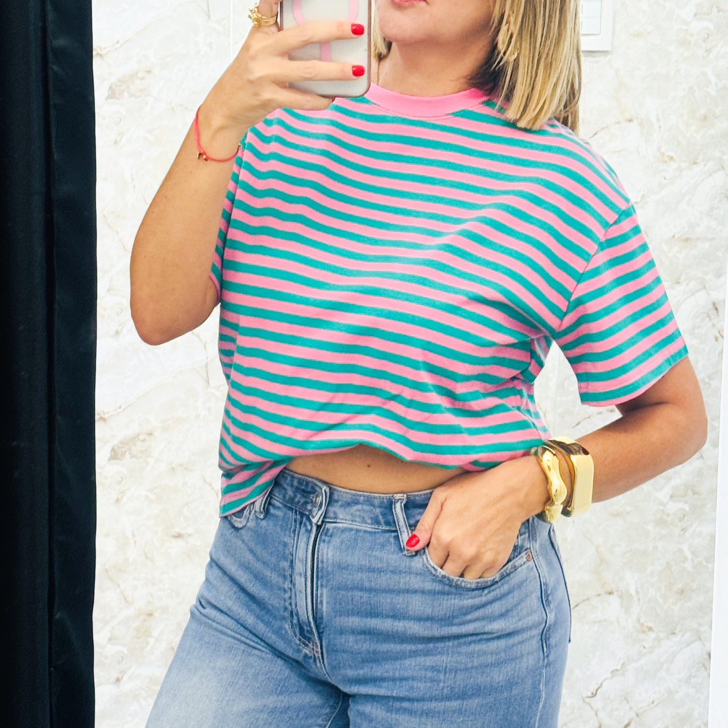 Pink Stripes Shirt