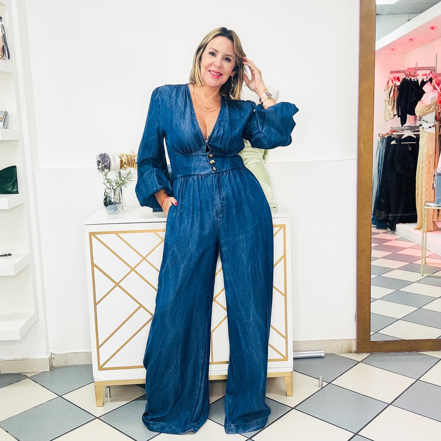 Denim Jumpsuit