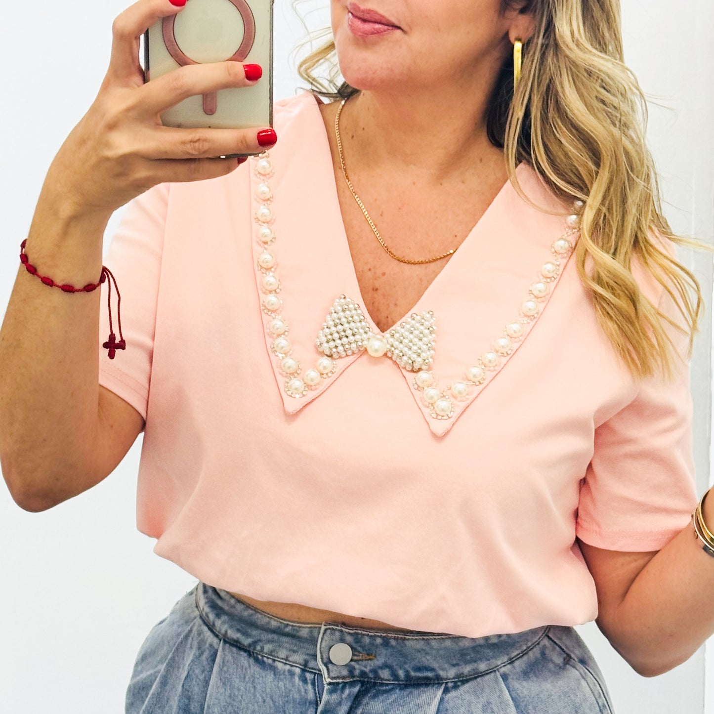 Pink top