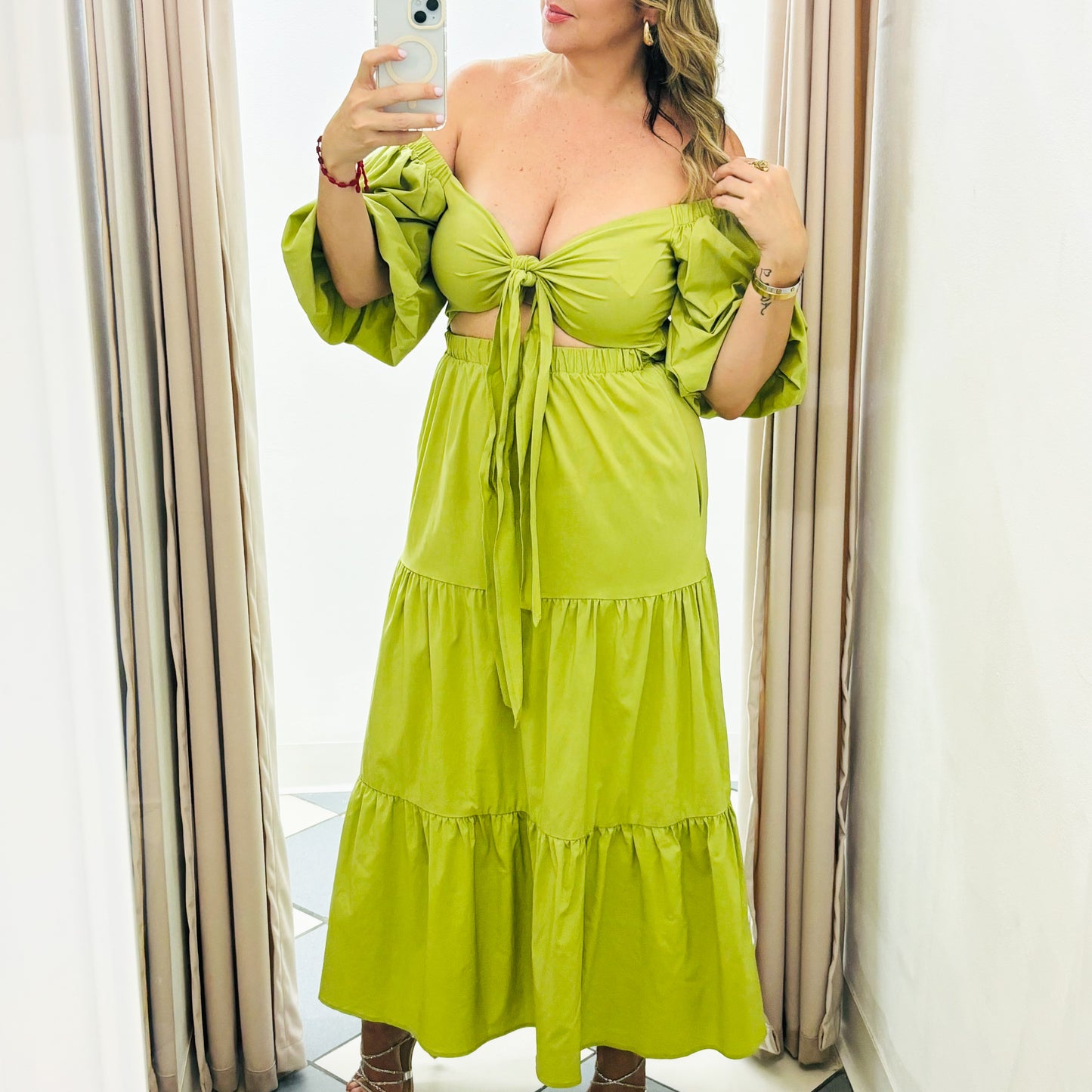 Sage dress