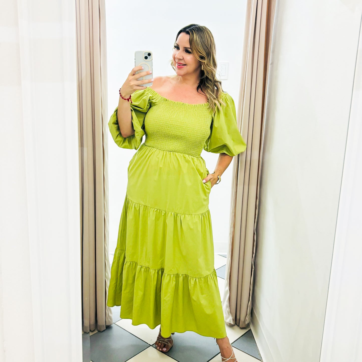 Sage dress