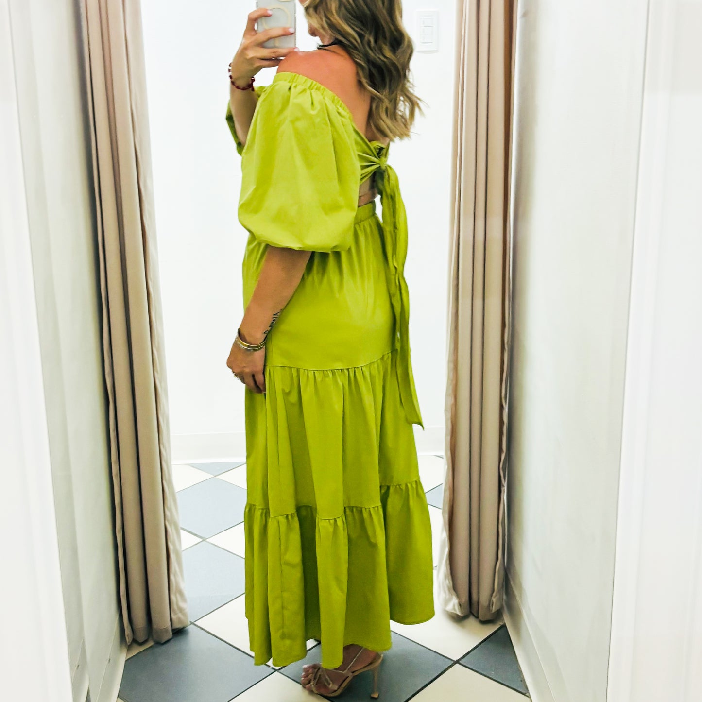 Sage dress