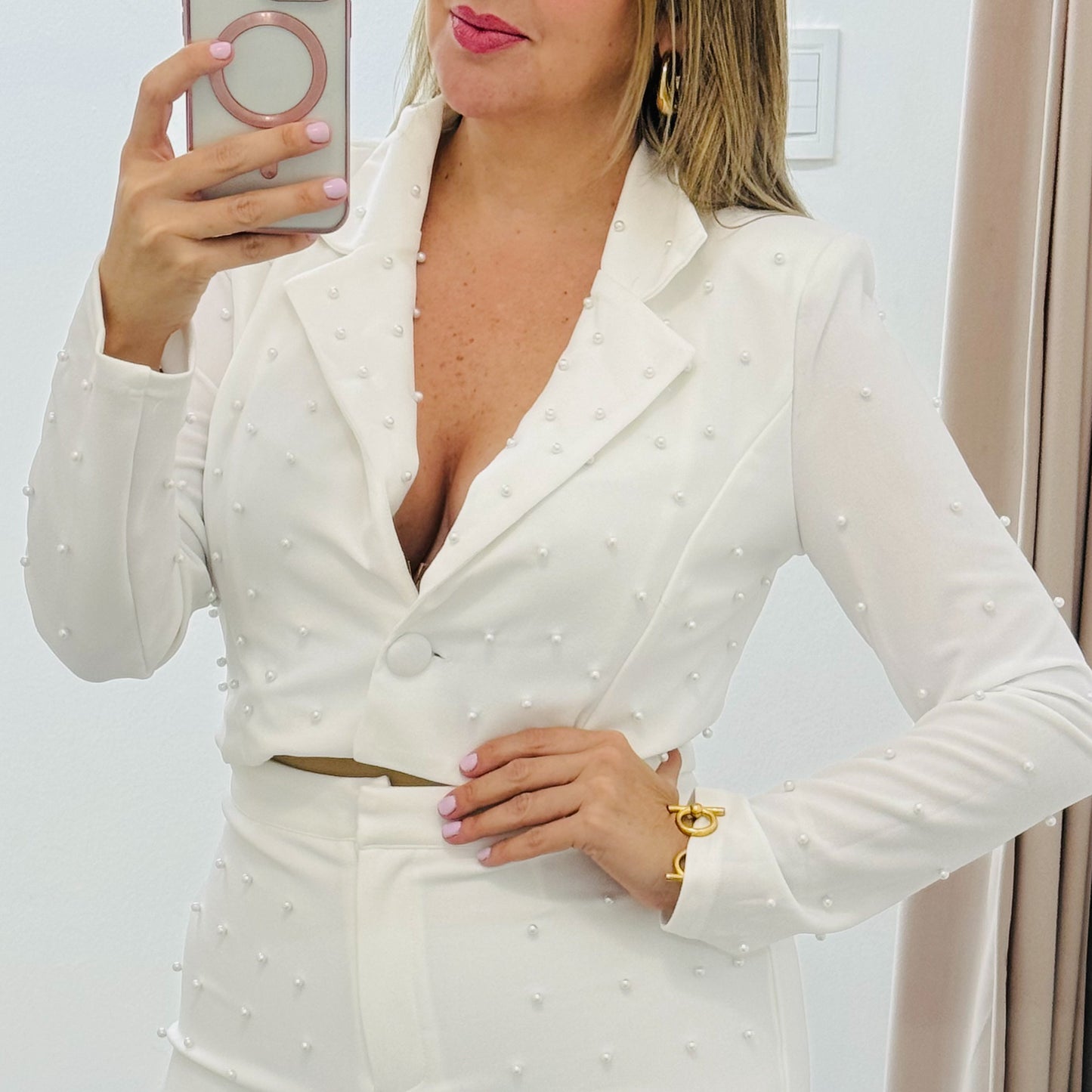 White Blazer