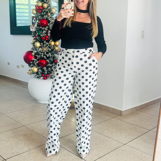 Polka dots jeans