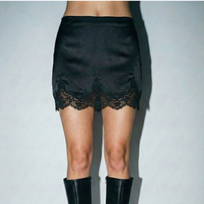 Black Lace Skirt