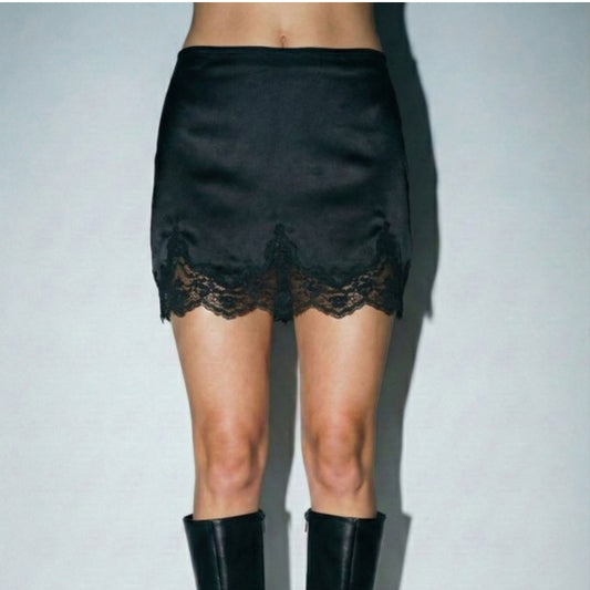 Black Lace Skirt