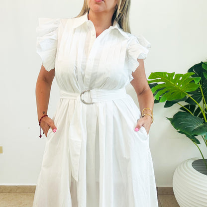 White Midi Dress