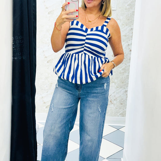 Blue Bubble  Top