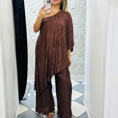 Brown Textured Set