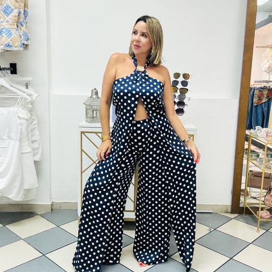 Polka Dots Navy Set