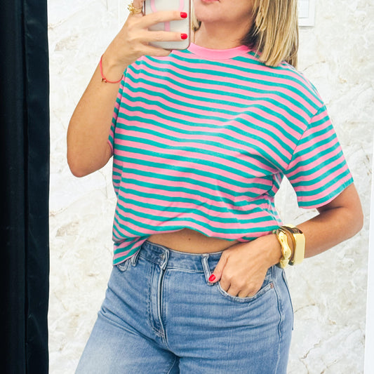 Pink Stripes Shirt
