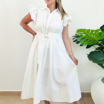 White Midi Dress