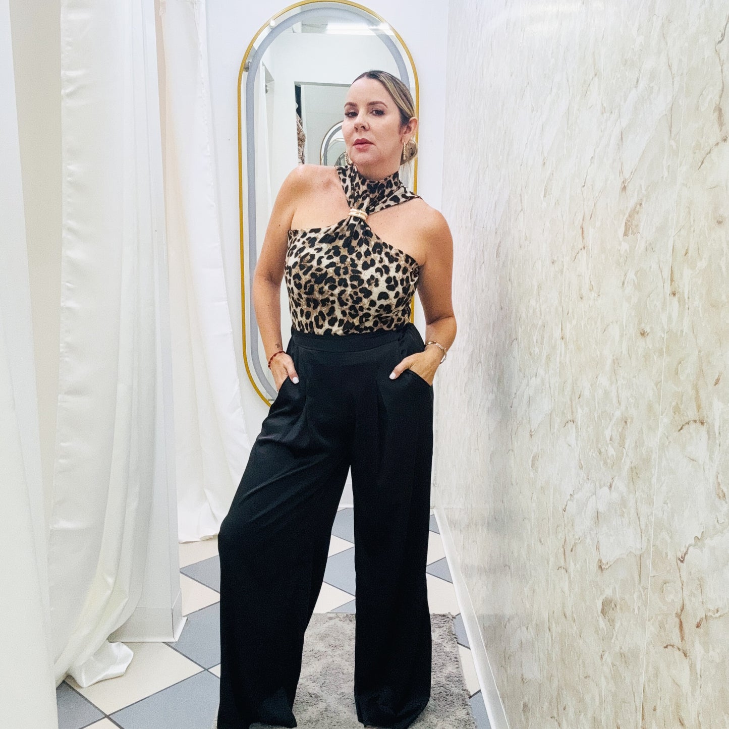 Animal Print Top