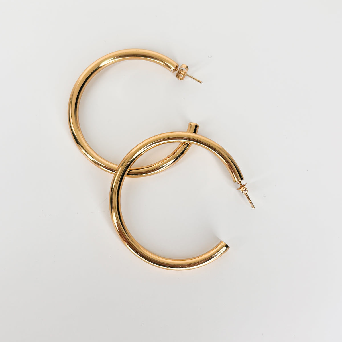 Classic Gold Hoops