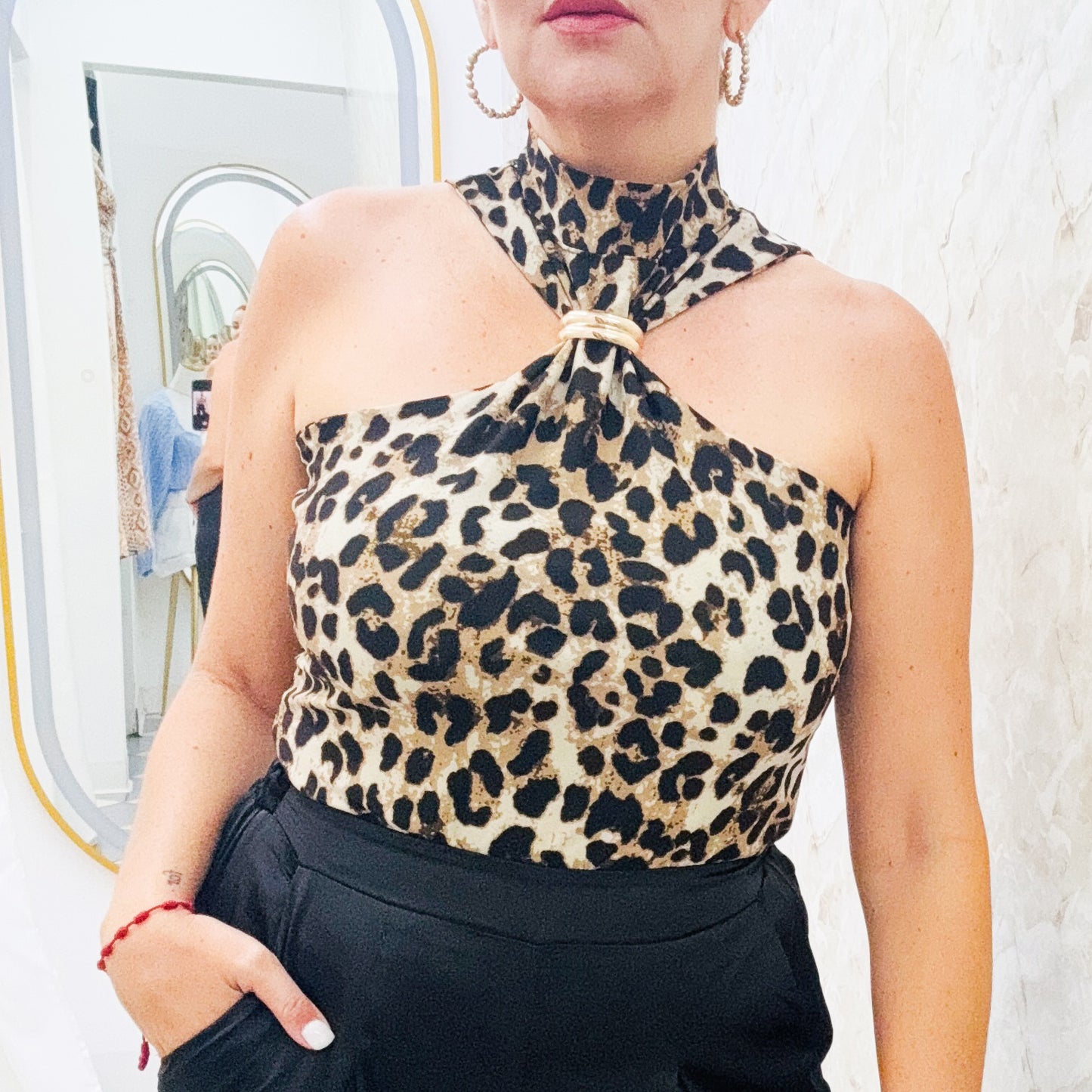 Animal Print Top