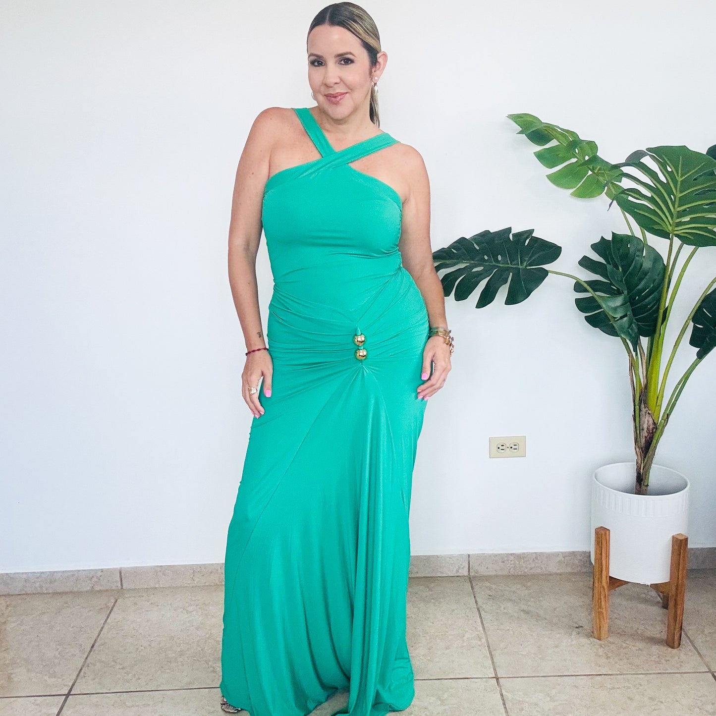 Aqua Formal Dress