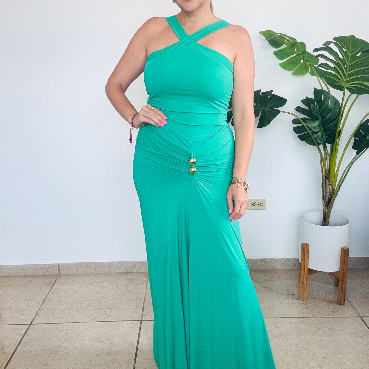Aqua Formal Dress