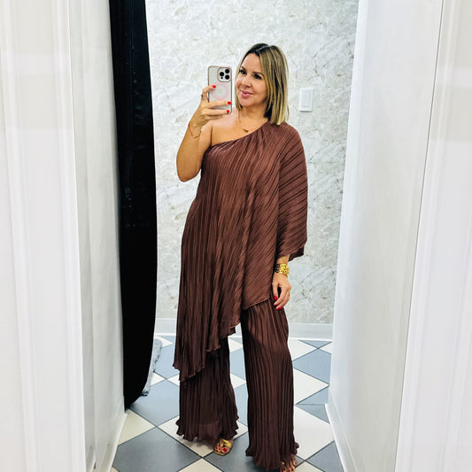 Brown Textured Set
