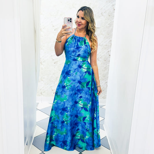 Blue Flowers Dress