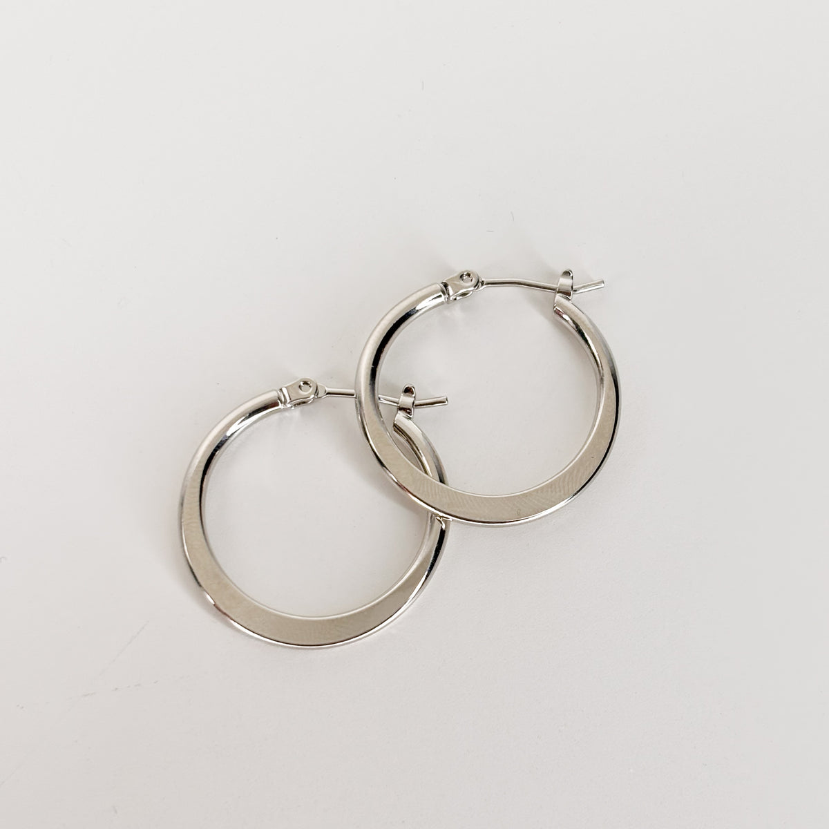 Everyday Silver Hoops