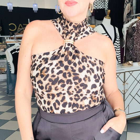 Animal Print Top