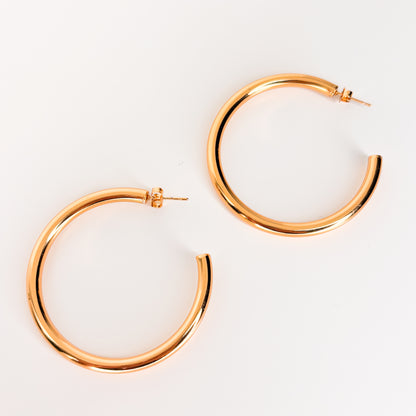 Classic Gold Hoops