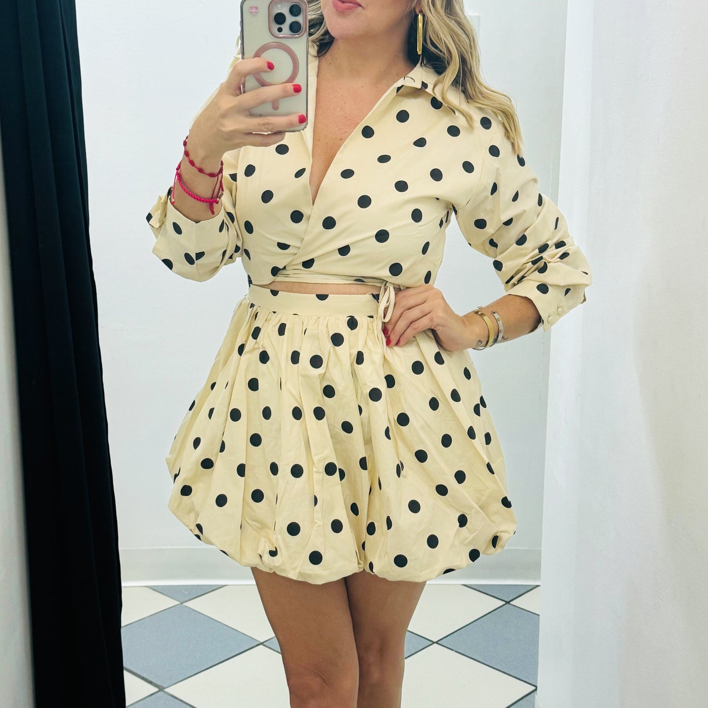 Polka dots set