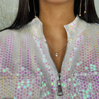 Sequin Blouse