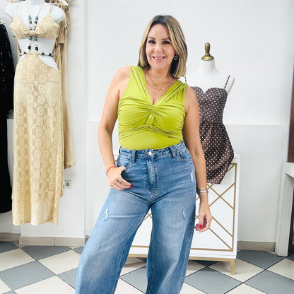Lime Allure Top