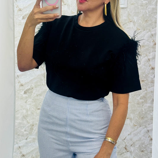 Black Feathers top