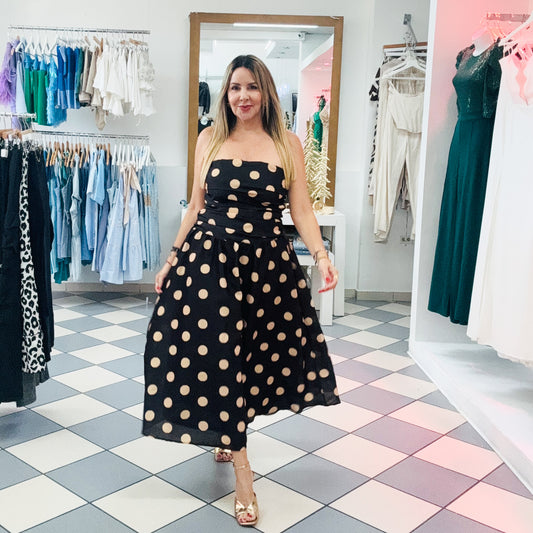 Polka Dots Midi Dress