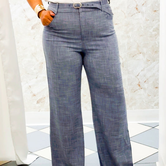 Chambray Blue Trousers