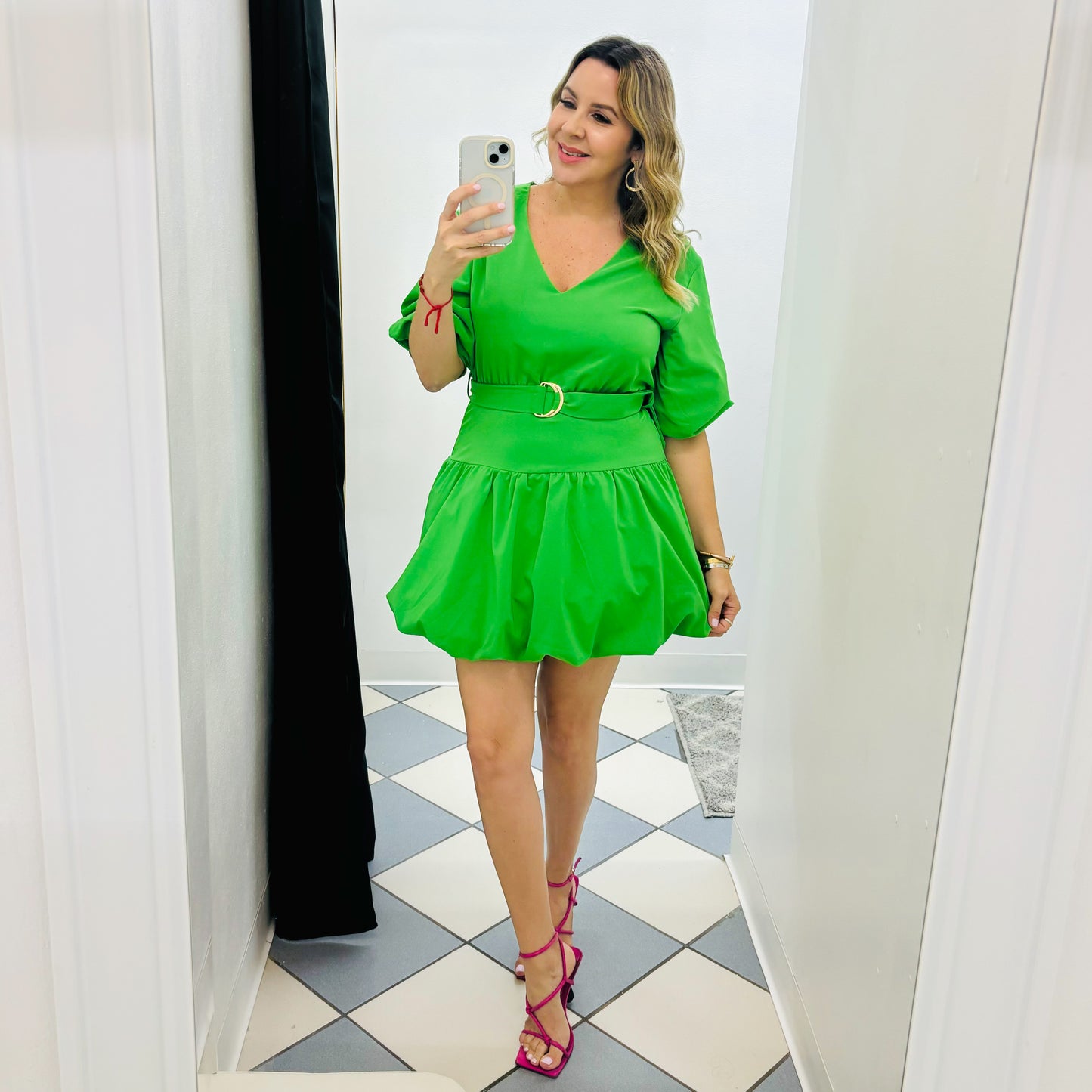 Green dress