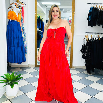 Red long Dress