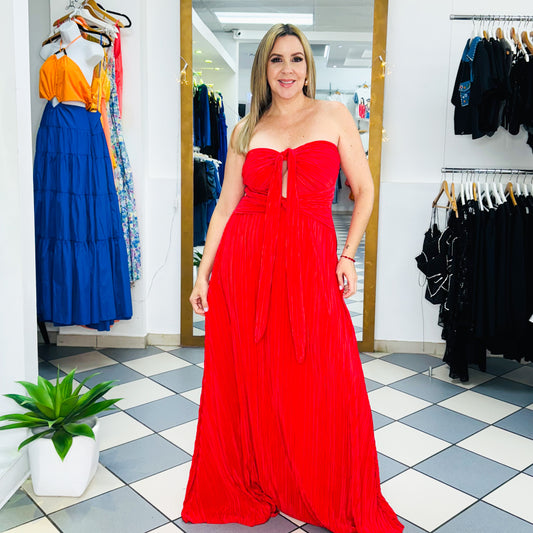 Red long Dress