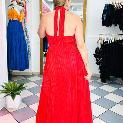 Red long Dress