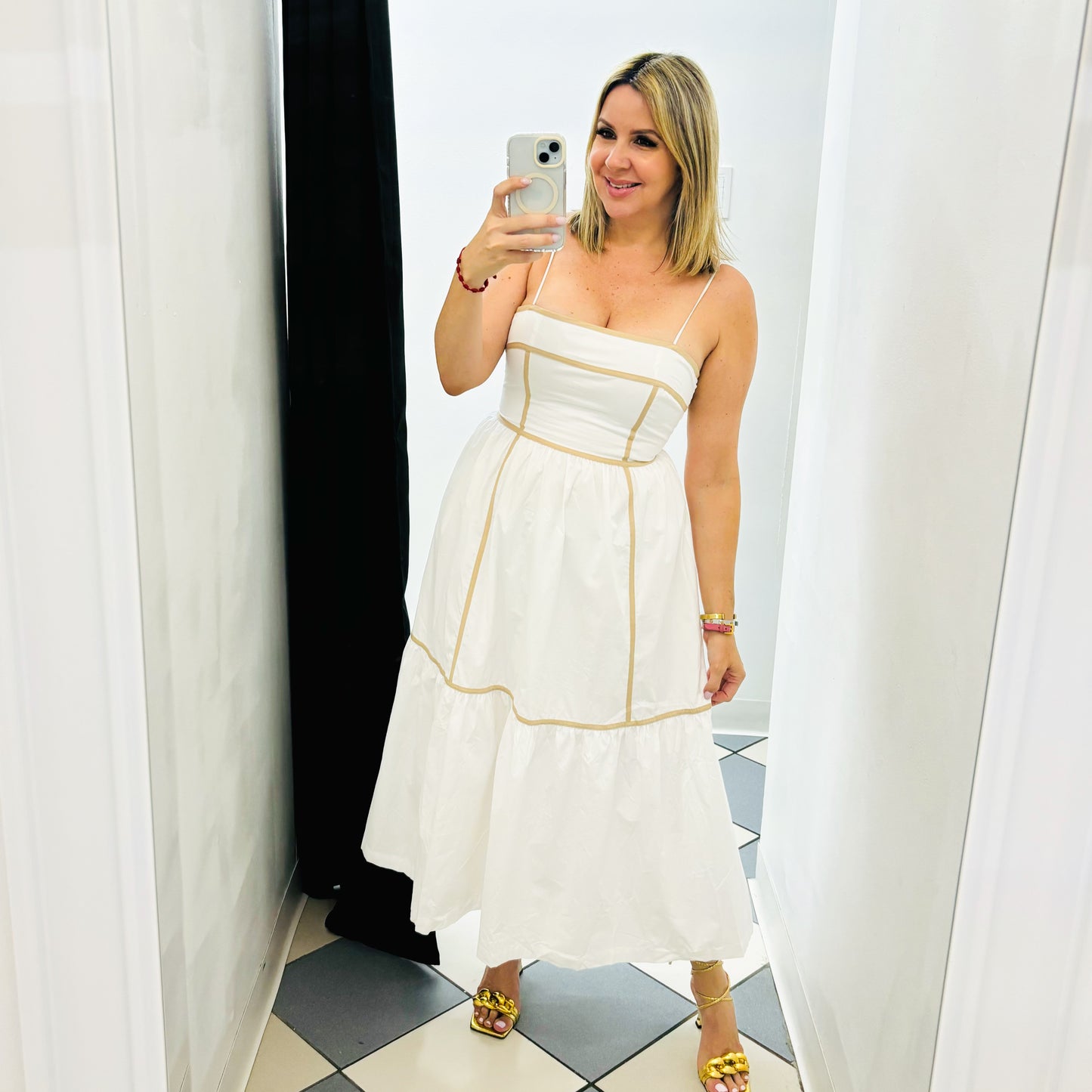 White Midi Dress