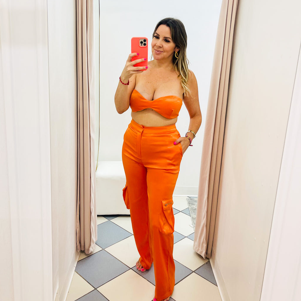 Satin cargo set