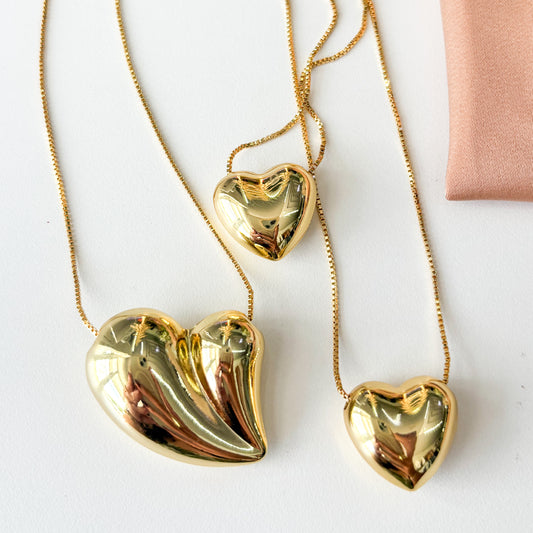 Heart Necklace Adjustable