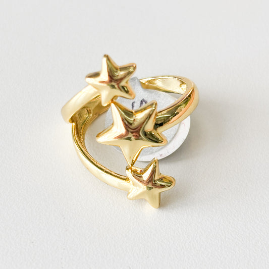 Adjustable Stars Ring