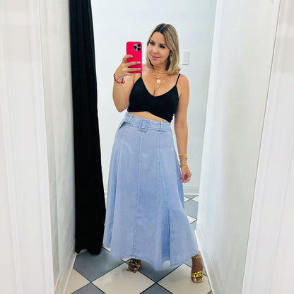 Denim skirt