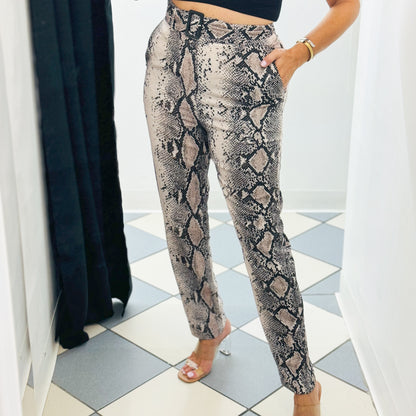 Snake Print Pant