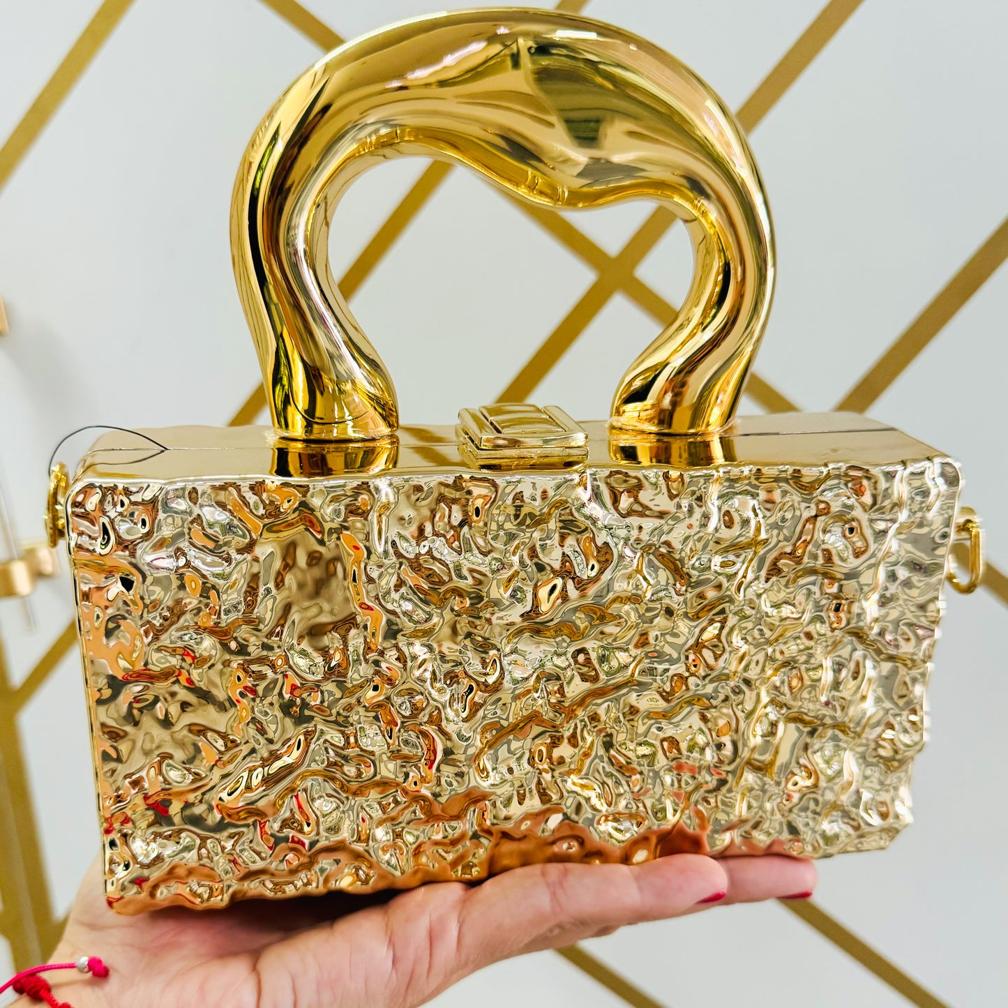 Gold Handbag