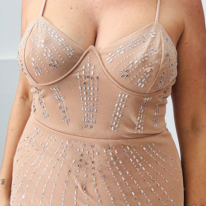 Glam Nude Dress