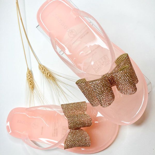 Jelly Rose Gold Flats